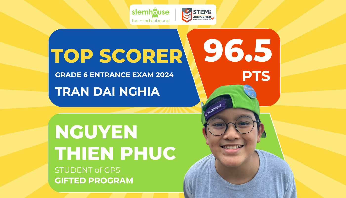 STEMHOUSE STUDENT CLAIMS TOP SCORER IN TRAN DAI NGHIA ENTRANCE EXAM 2024