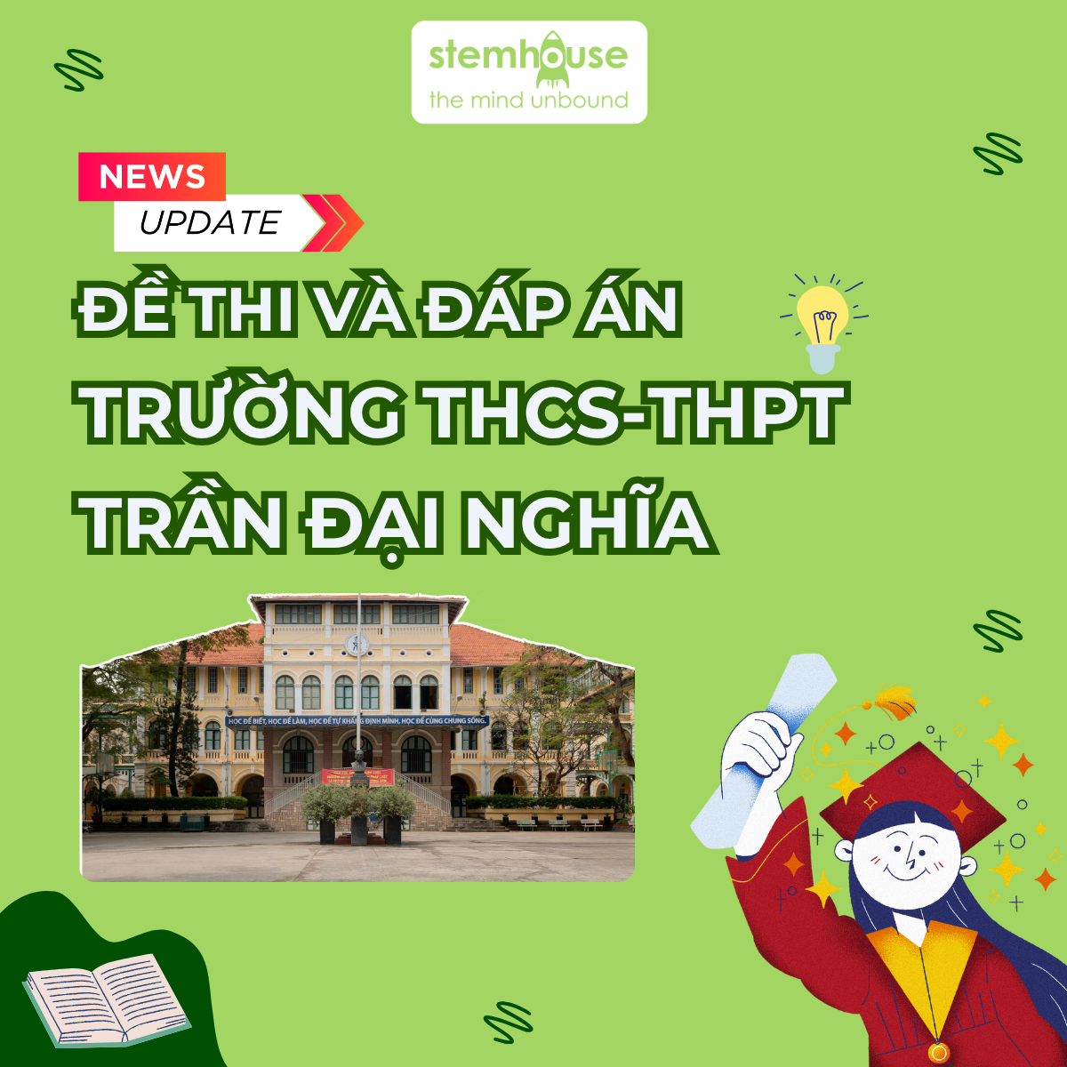  [MỚI NHẤT] ĐỀ THI VÀ ĐÁP ÁN KHẢO SÁT LỚP 6 TRƯỜNG TRẦN ĐẠI NGHĨA 2025